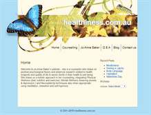 Tablet Screenshot of healthiness.com.au